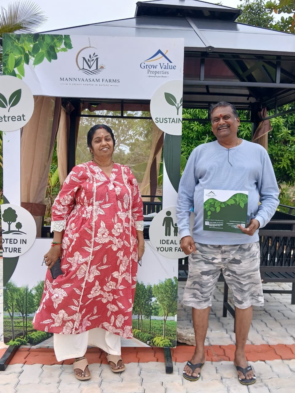 Visitors at Mannvaasam Farms site visit, ECR Mahabalipuram