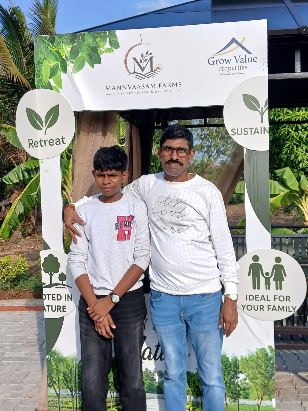 Visitors at Mannvaasam Farms site visit, ECR Mahabalipuram
