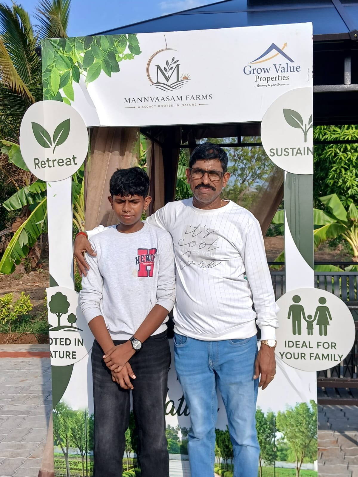 Visitors at Mannvaasam Farms site visit, ECR Mahabalipuram