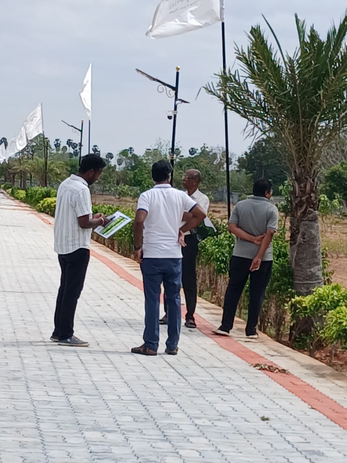 Visitors at Mannvaasam Farms site visit, ECR Mahabalipuram